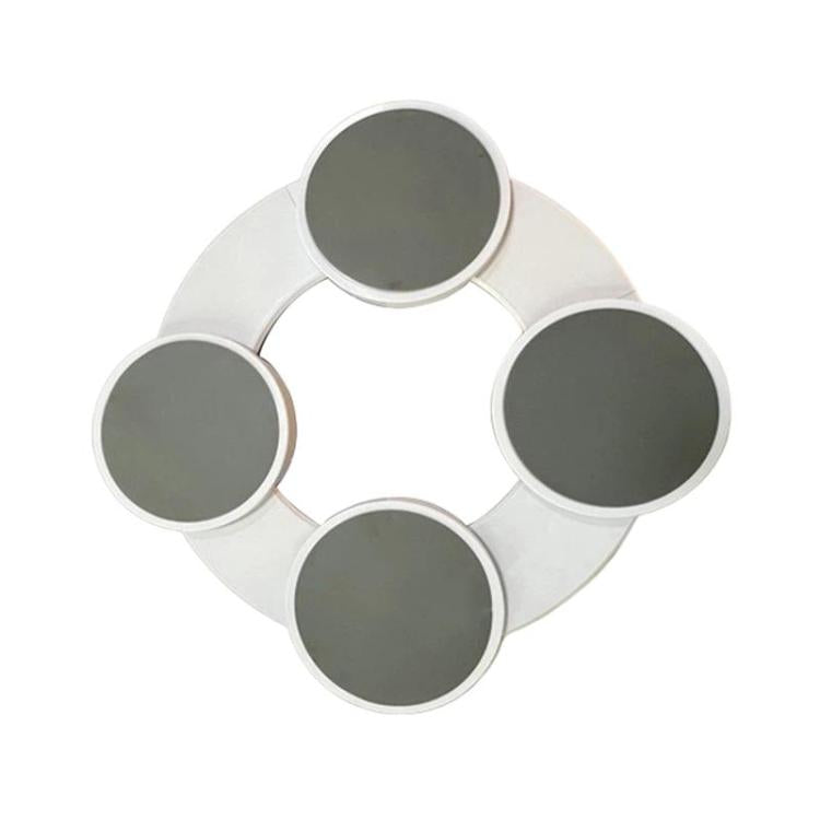 Dining Table Rotatable Serving Tray Portable Rotating Dinner Plate For Gathering, Spec: 4 Plates