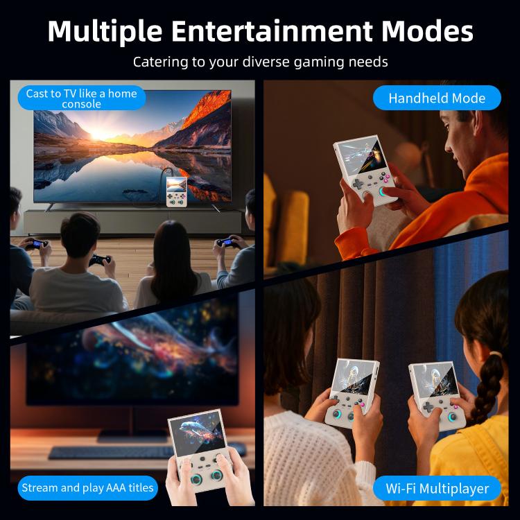 ANBERNIC RG477V 4.7-Inch 120Hz Vertical Handheld Console Dimensity 8300 Chipset, Android 14, RGB Lighting & Gyroscope Built In 12G+256GB+128G SD Card