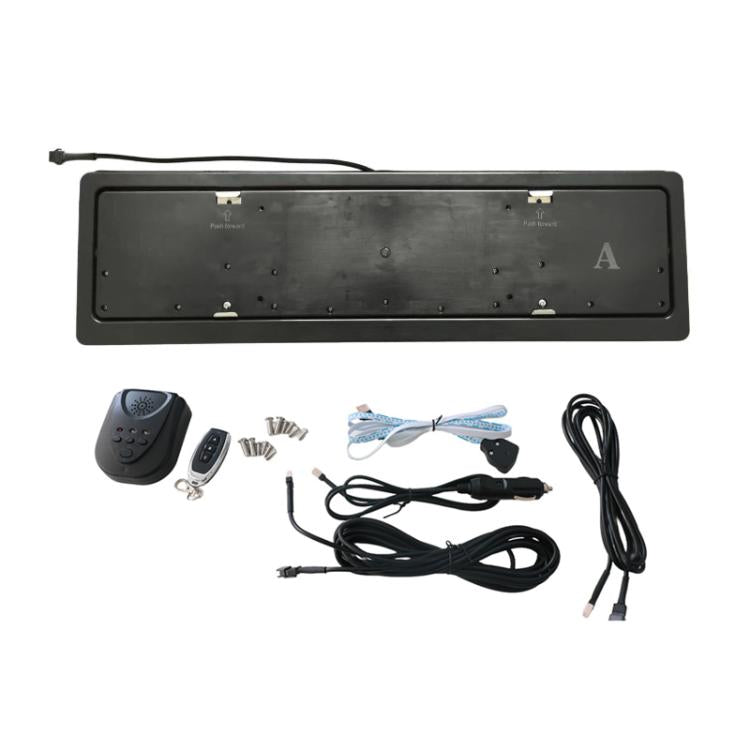European-Standard Electric Vehicle License Plate Flip Frame Modification, Specification: Single Plate