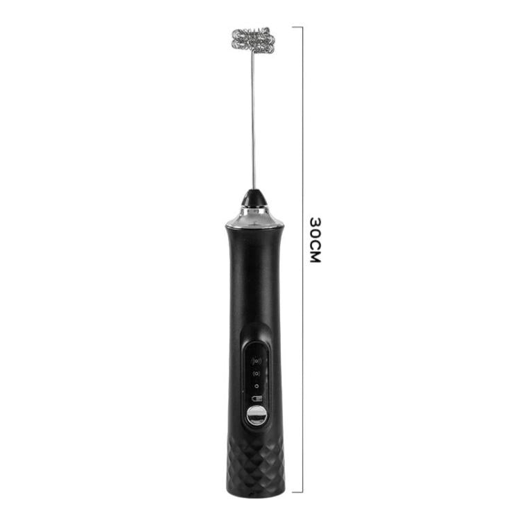 Wireless Mini Electric Milk Frother For Home Handheld Egg & Cream Whisk, Spec: R-3 White