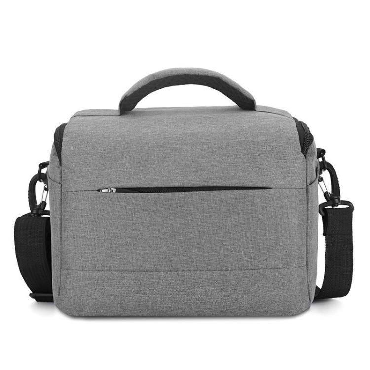 DSLR Camera Shoulder Bag Mirrorless Camera Bag, Color: Large Gray