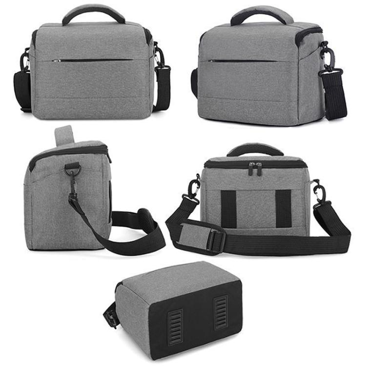 DSLR Camera Shoulder Bag Mirrorless Camera Bag, Color: Small Gray