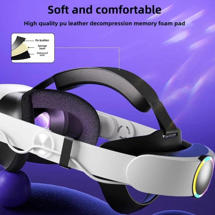 For Meta Quest 3 / 3S Q8-3 10000mAh Battery With Adjustable Replacement Headband Gaming VR Accessories