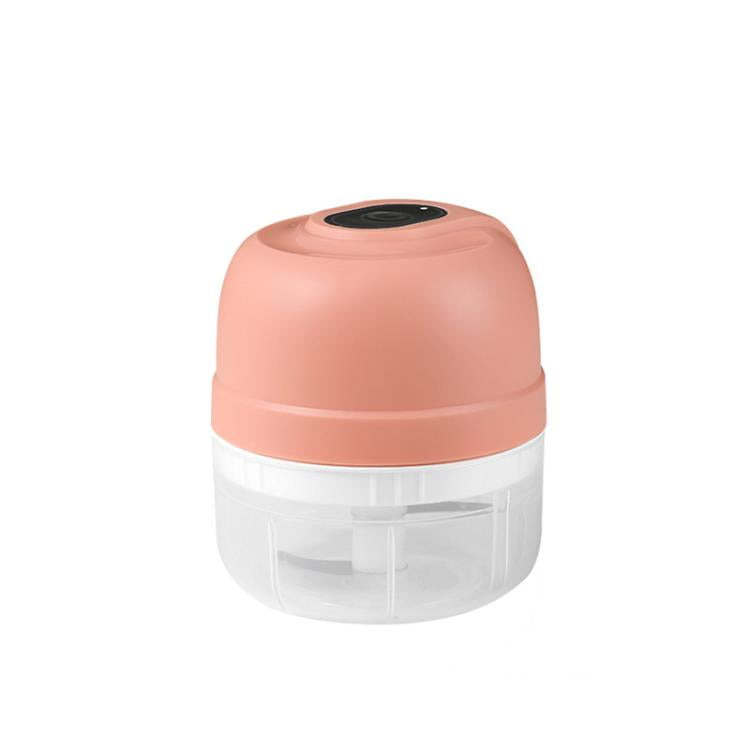 100ml 2-Blade Wireless Electric Food Chopper Rechargeable Mini Food Processor for Garlic, Meat, Baby Food Pink