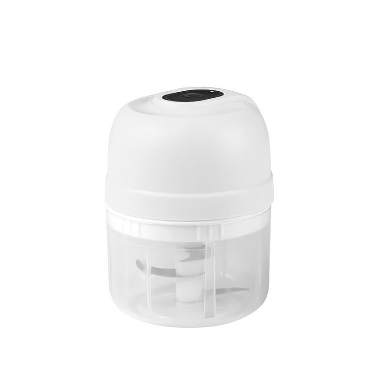 250ml 3-Blade Wireless Electric Food Chopper Rechargeable Mini Food Processor for Garlic, Meat, Baby Food White