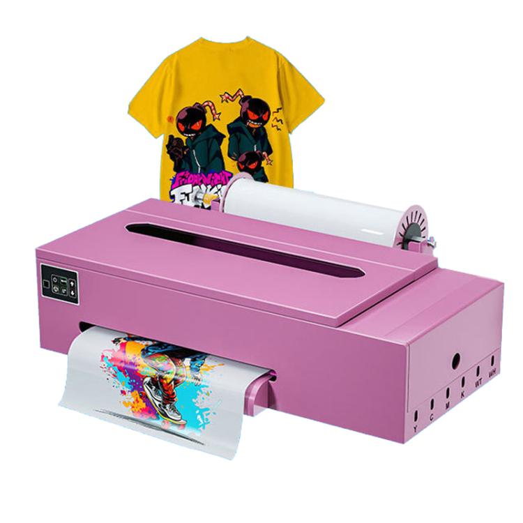 FCOLOR A3 Roll-Fed DTF Printer Compact DIY Pattern Printing White Ink Heat Transfer Printer EU Plug