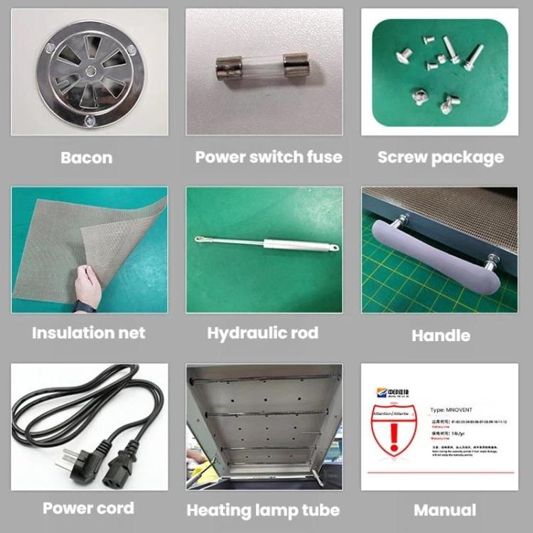 ZHONGYINJIAJIE A3+ DTF White Ink Hot Melt Powder Rapid Heating Drying PET Transfer Film Oven US Plug