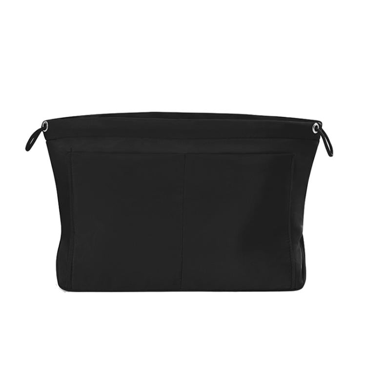 Mini Insert Bag Organizer Makeup Pouch Small Internal Divider Insert For Handbags, Totes, Size: M Black