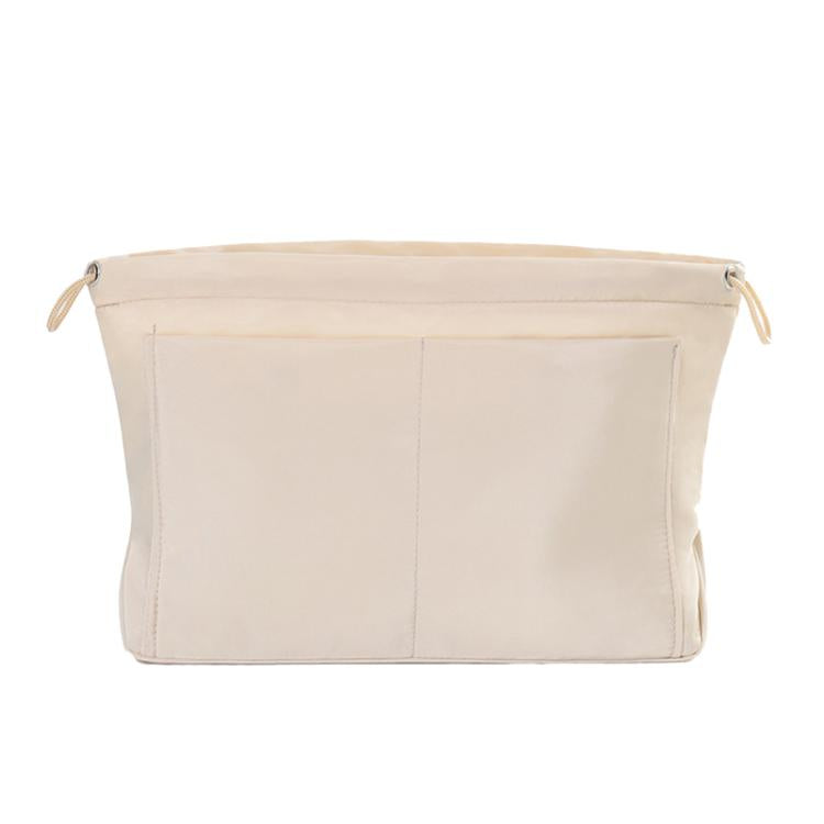 Mini Insert Bag Organizer Makeup Pouch Small Internal Divider Insert For Handbags, Totes, Size: L Apricot