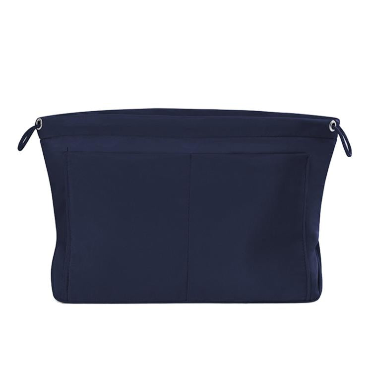 Mini Insert Bag Organizer Makeup Pouch Small Internal Divider Insert For Handbags, Totes, Size: L Dark Blue