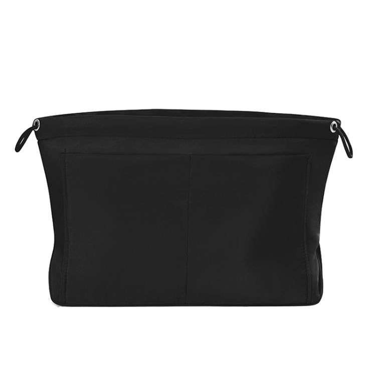 Mini Insert Bag Organizer Makeup Pouch Small Internal Divider Insert For Handbags, Totes, Size: L Black