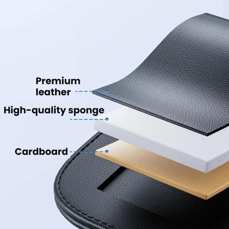 KABULUN Car Sun Visor Glasses Storage Clip Card Receipt Organizer - Black