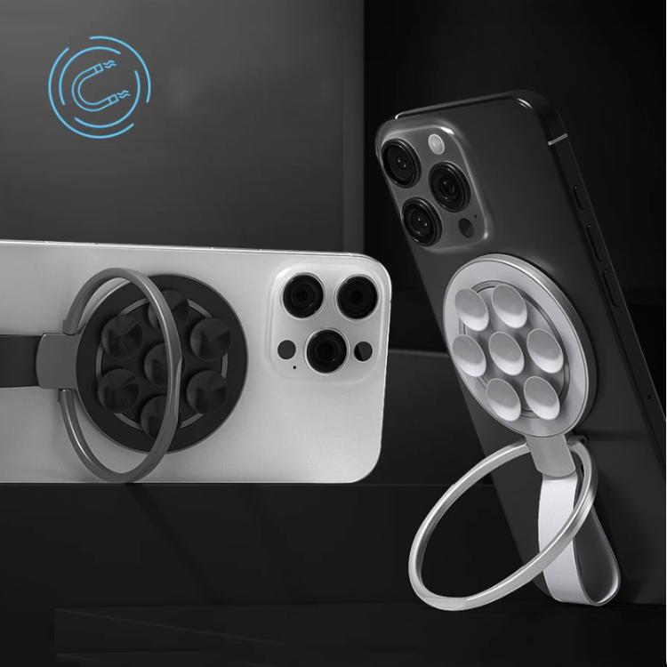 Magnetic Suction Cup Phone Ring Stand Strong Adhesion Phone Grip