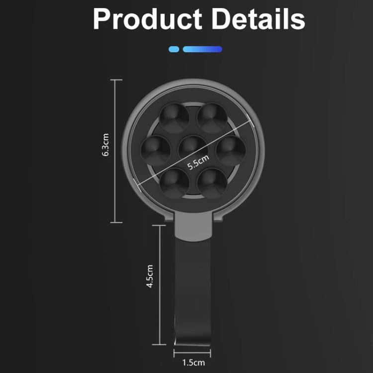 Magnetic Suction Cup Phone Ring Stand Strong Adhesion Phone Grip