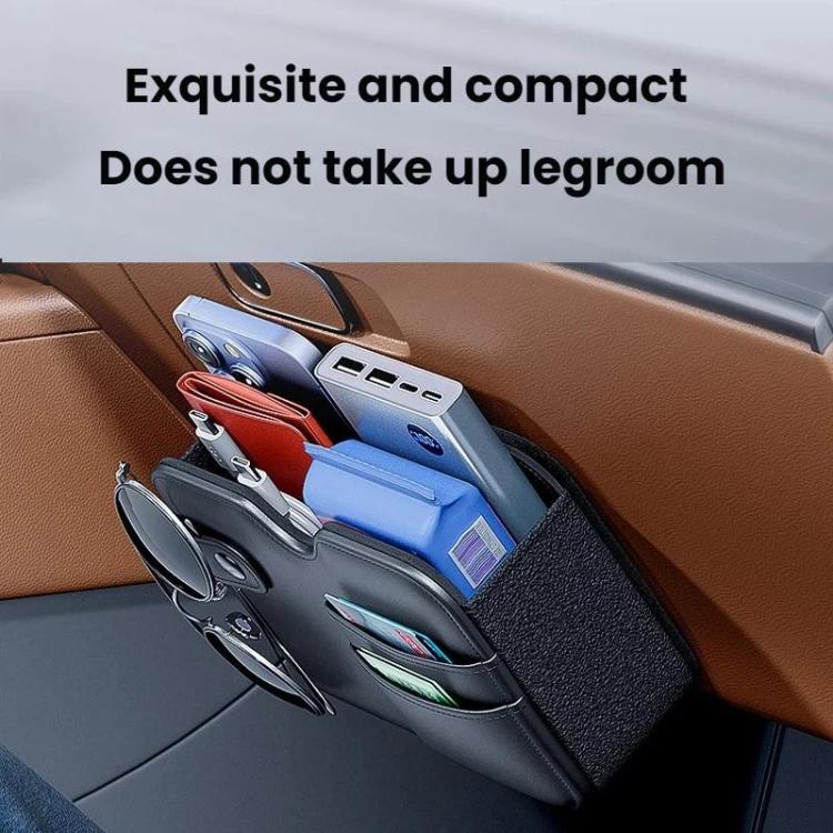 KABULUN Car Hanging Storage Bags For Driver And Passenger Seats - Black