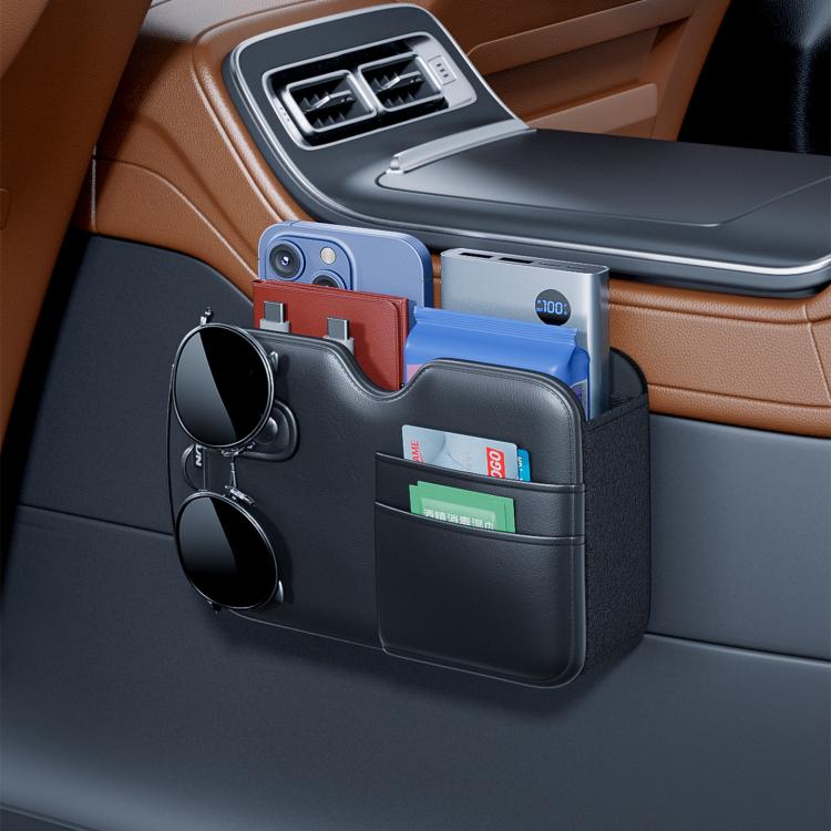 KABULUN Car Hanging Storage Bags For Driver And Passenger Seats - Black