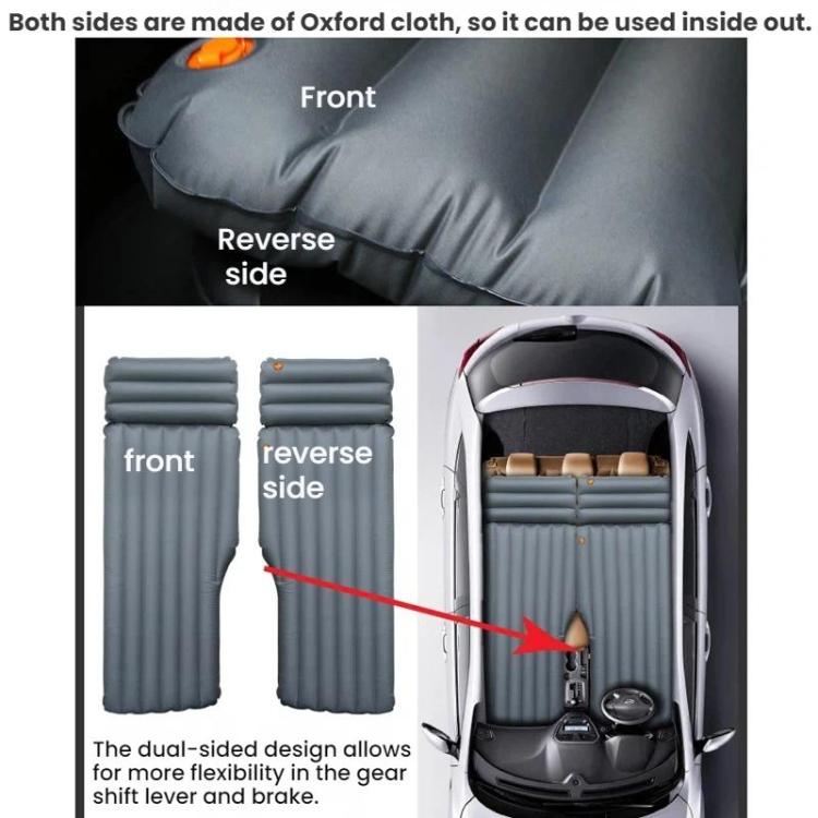 MengFangZhou Single Car Passenger/Rear Seat Inflatable Mattress - Gray