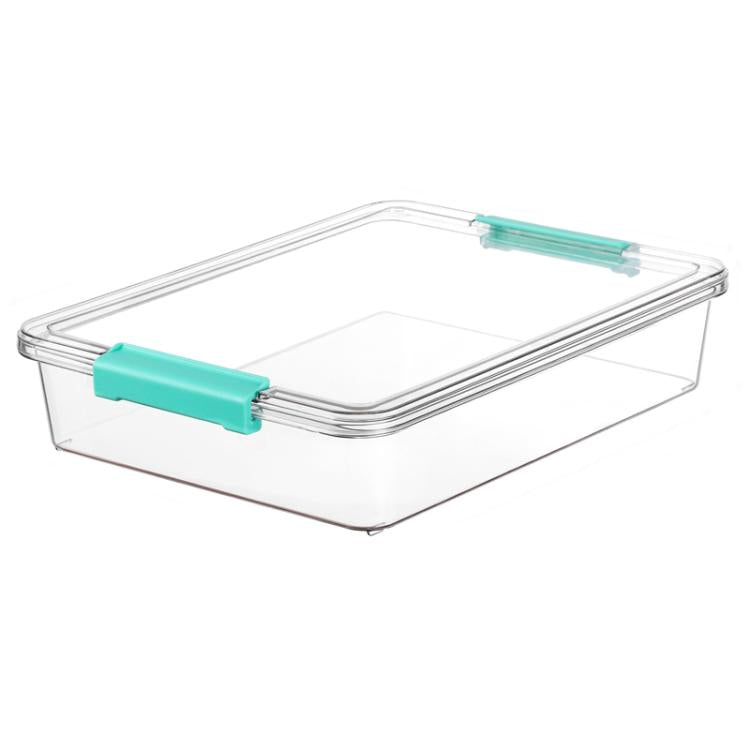 Single Transparent Stackable Storage Boxes With Lids Dustproof Plastic Toy Sorting Organizers