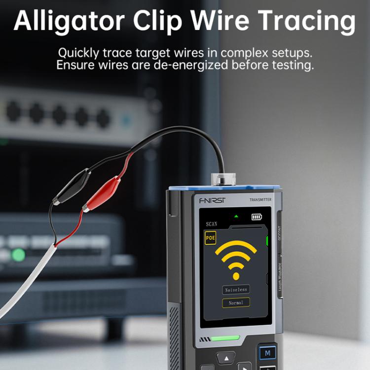 FNIRSI Multifunctional Cable Finder with Anti-interference PoE Cable Tester - English