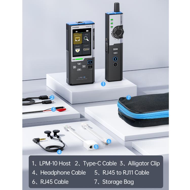 FNIRSI Multifunctional Cable Finder with Anti-interference PoE Cable Tester - English