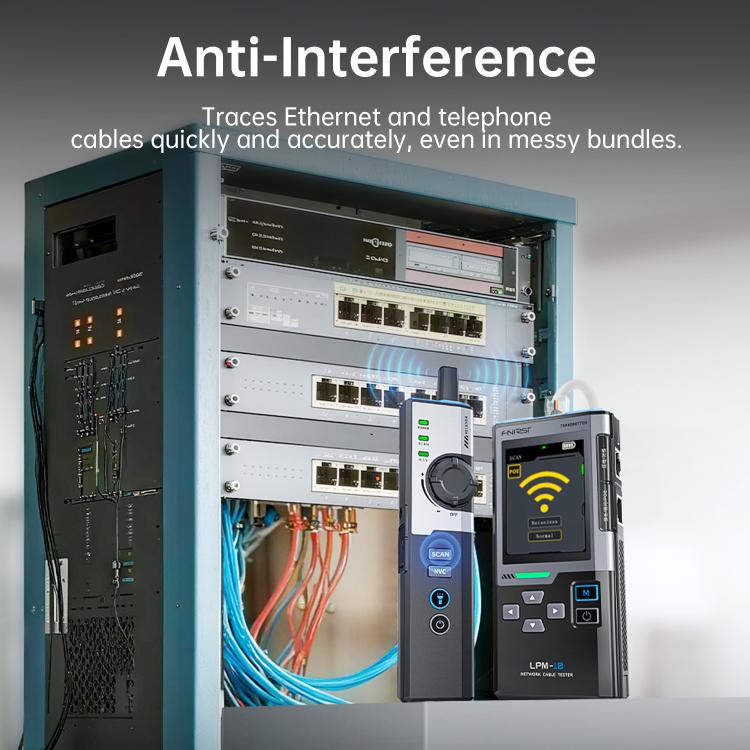 FNIRSI Multifunctional Cable Finder with Anti-interference PoE Cable Tester - English
