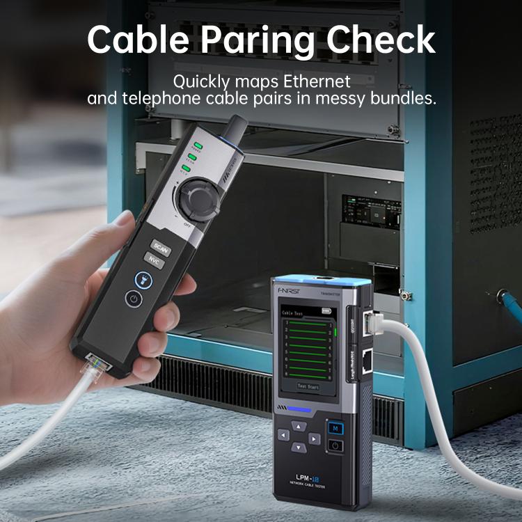 FNIRSI Multifunctional Cable Finder with Anti-interference PoE Cable Tester - English