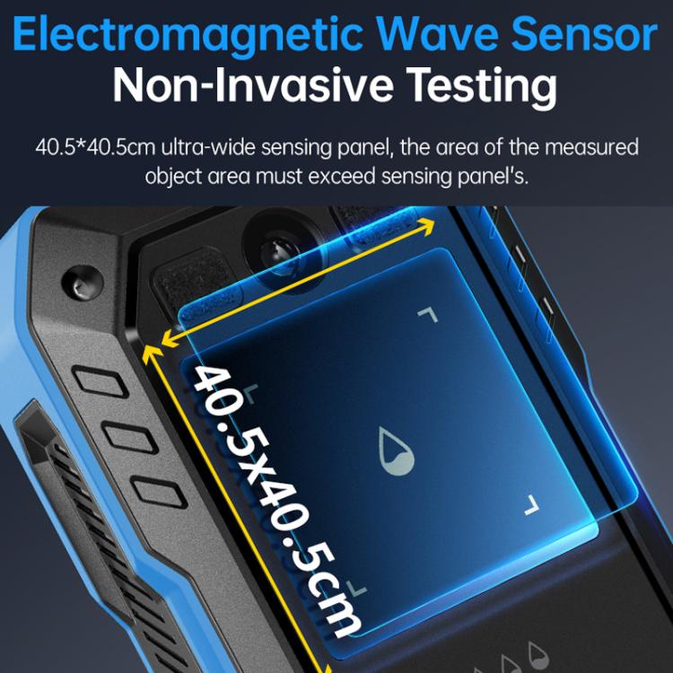 FNIRSI Wood Panel Moisture Tester Wall Surface Humidity Detector - Blue