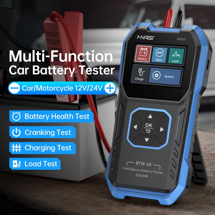FNIRSI 12V/24V Automotive Battery Voltage And Capacity Tester - BTM-24