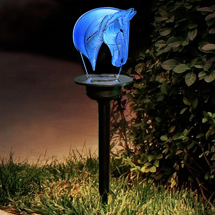 Solar Lawn Light Outdoor Ground Spike Night Light, Spec: Light Head Without Acrylic Panel