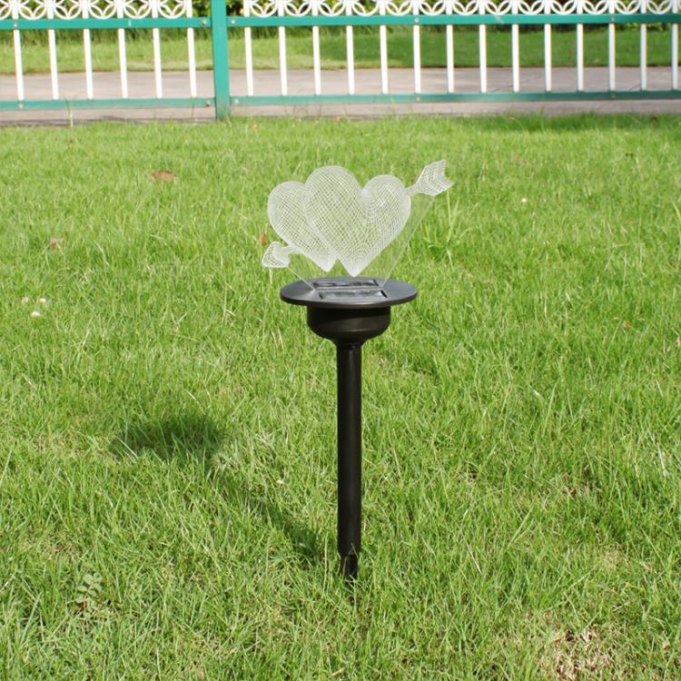 Solar Lawn Light Outdoor Ground Spike Night Light, Spec: Light Head Without Acrylic Panel