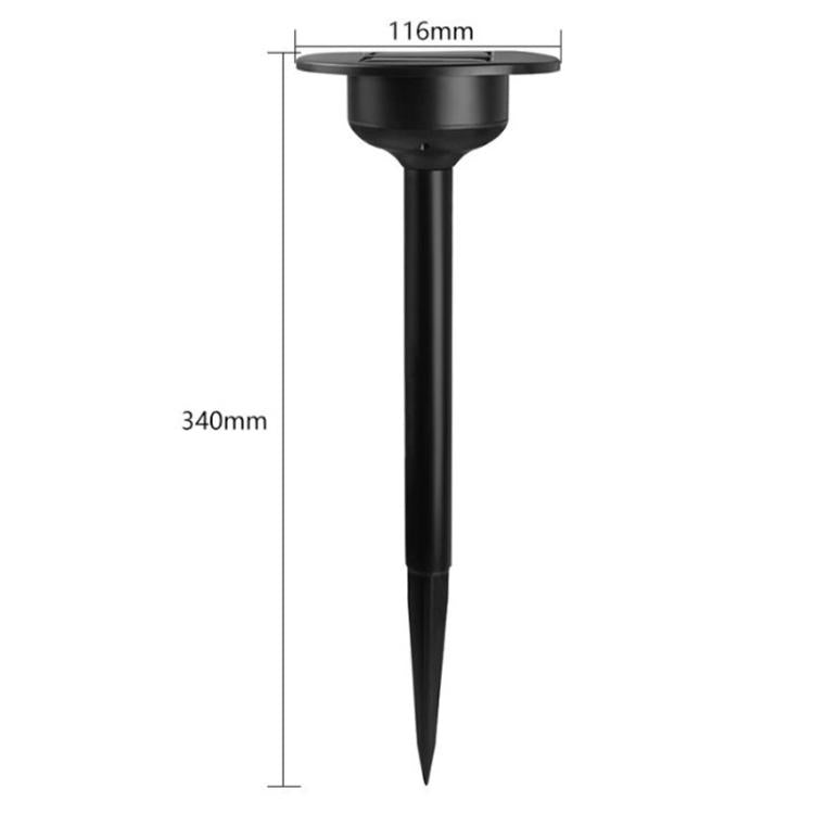 Solar Lawn Light Outdoor Ground Spike Night Light, Spec: Light Head Without Acrylic Panel