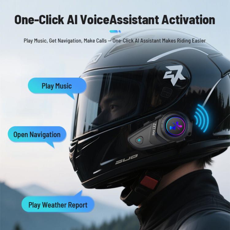 Motorcycle Helmet Waterproof Wireless Bluetooth Earphone - LX3