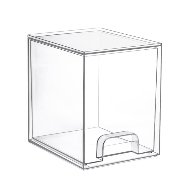 Single Tall Perfume Storage Rack Desktop Dust-Proof Cosmetic Organizer