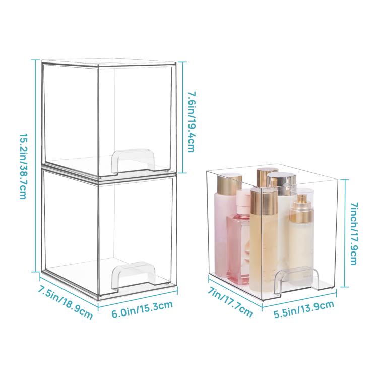 Single Tall Perfume Storage Rack Desktop Dust-Proof Cosmetic Organizer