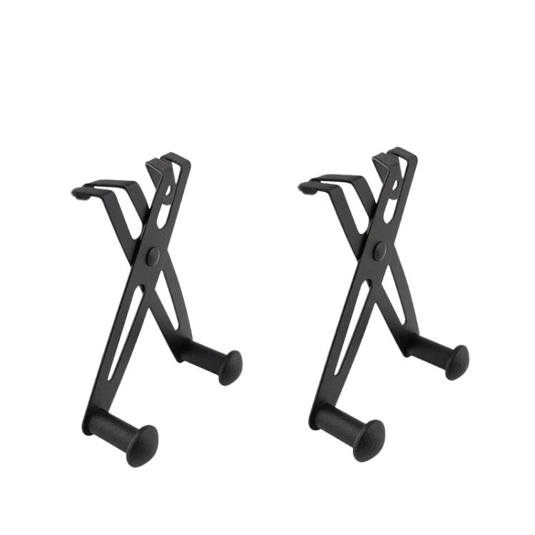 2pcs /Pack Frameless Shower Glass Door Hook Stainless Steel Towel Hanger for Bathroom and Shower Room T3-2 Black