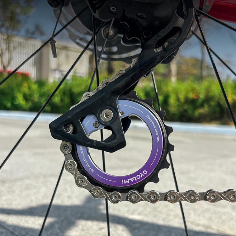 CYCLAMI CYC-18T Hollow Eccentric Rear Derailleur Pulley 18T Ceramic Bearing DIY Bike Parts