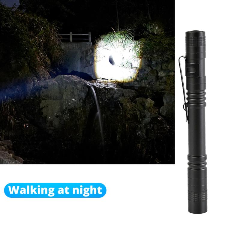 Portable Mini Flashlight Outdoor Waterproof Handheld LED Flashlight, Style: 1 Battery White Light