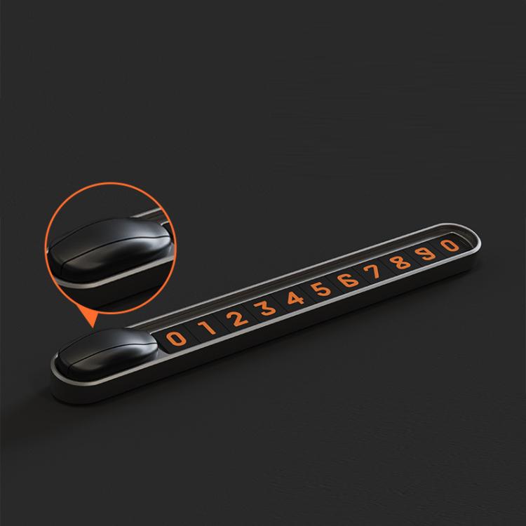 TITA Temporary Parking Number Plate For Tesla Model 3 / Y - Dark Black