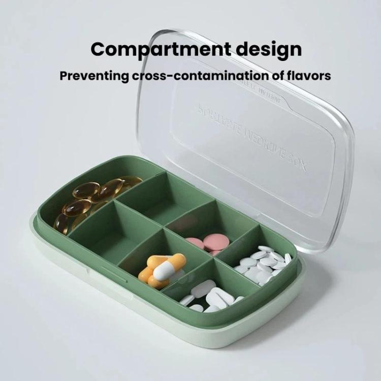 Portable Snap Seal Pill Box Large Capacity Waterproof Pill Organizer
