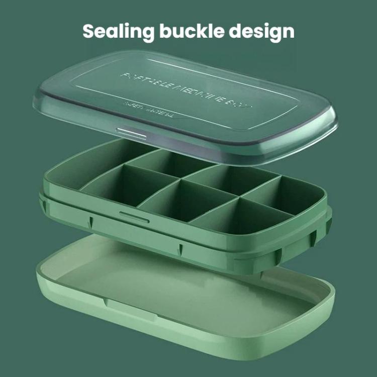 Portable Snap Seal Pill Box Large Capacity Waterproof Pill Organizer
