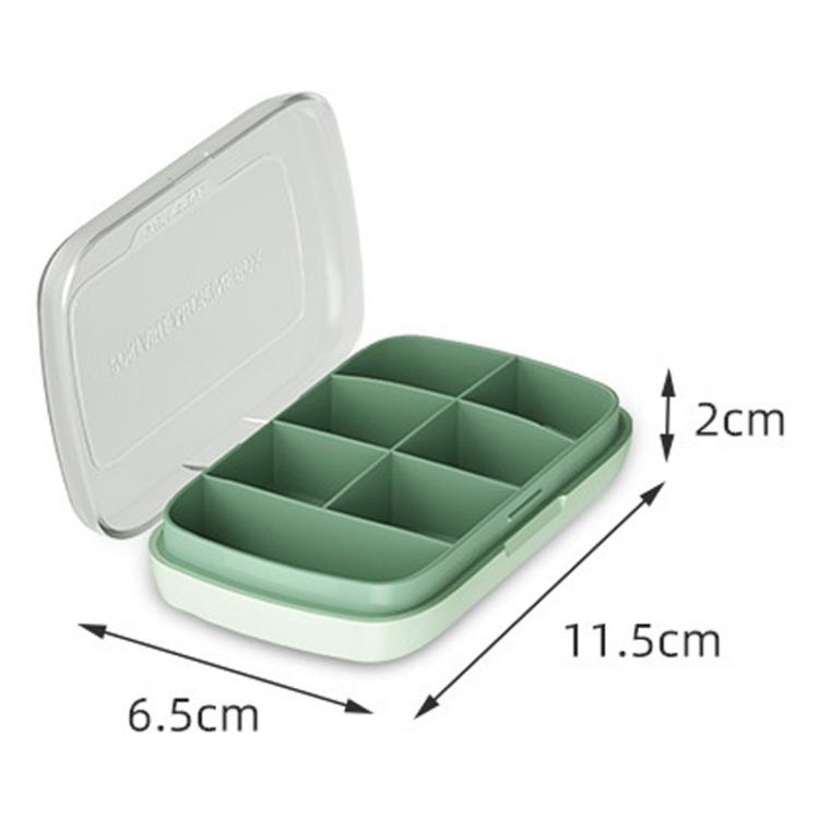 Portable Snap Seal Pill Box Large Capacity Waterproof Pill Organizer