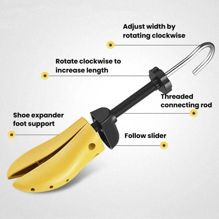 Adjustable Shoe Stretcher Shoe Expander For Leather Shoes, Flats, High Heels, Style: Men Low-Heel Flats Sizes 38-42