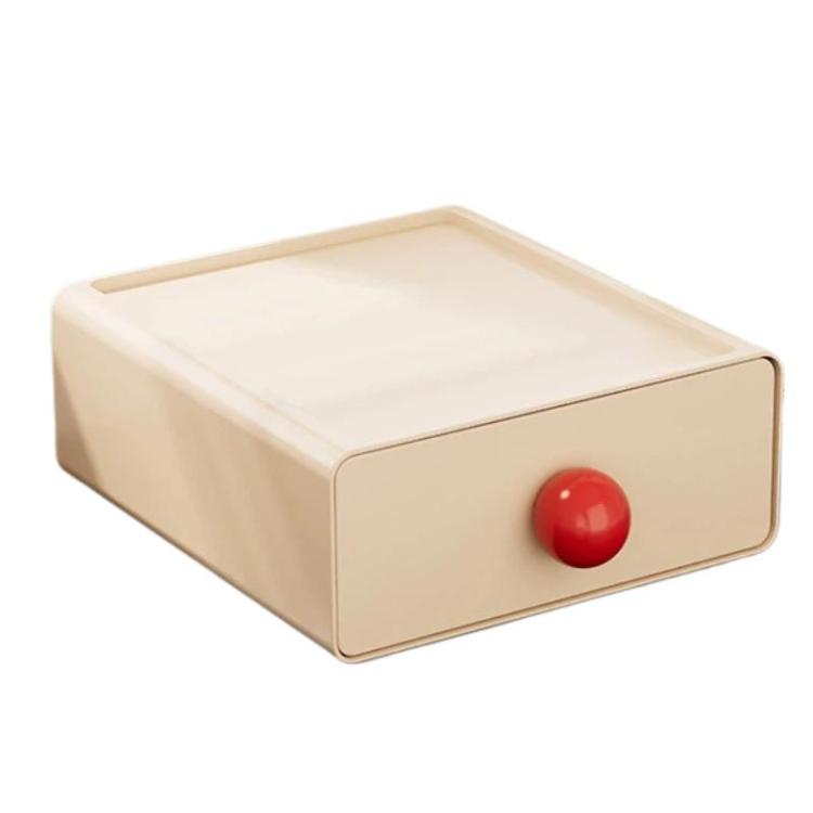 Large Capacity Desktop Sundries Storage Box Stackable Drawer-Type Organizer