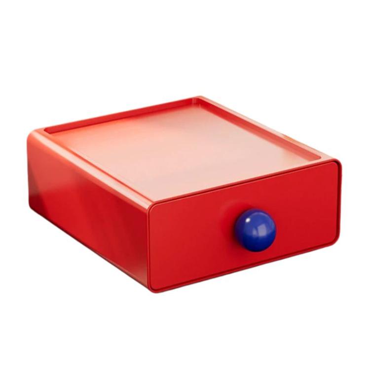 Large Capacity Desktop Sundries Storage Box Stackable Drawer-Type Organizer
