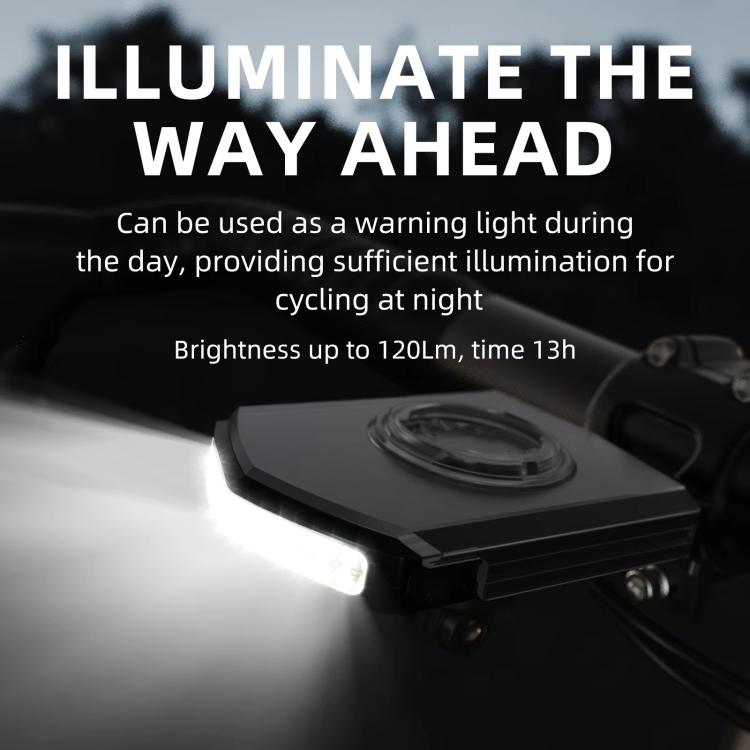 CYCLAMI RVL01 Night Cycling Light Daytime Warning Light Road Bike Flashing Light With Integrated Computer Mount