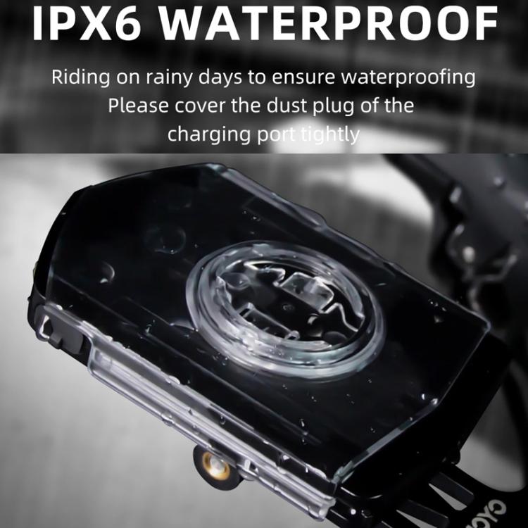 CYCLAMI RVL01 Night Cycling Light Daytime Warning Light Road Bike Flashing Light With Integrated Computer Mount