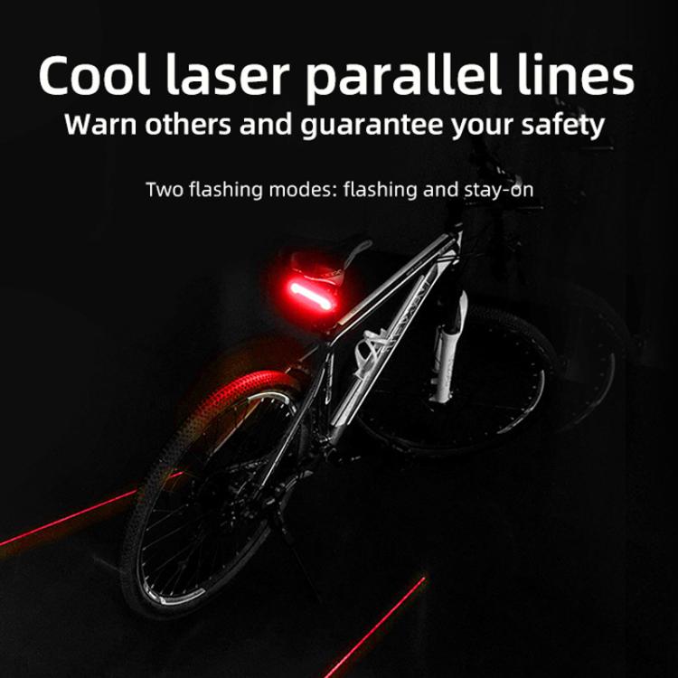 MEILAN X5 Smart Remote-Controlled Cycling Laser Tail Light Bicycle Turn Signal LED Warning Light