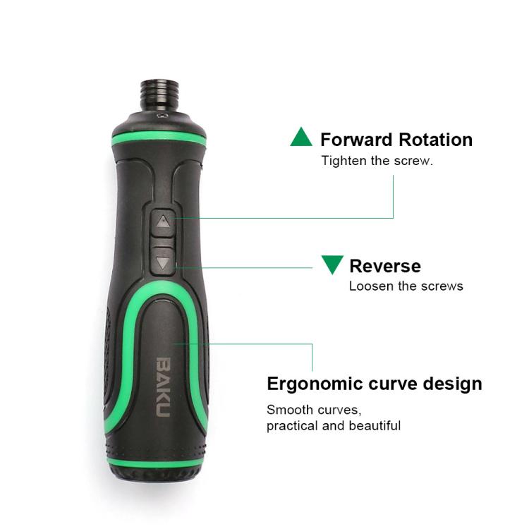 BAKU 41-In-1 Electric Screwdriver Set With USB-C Charging & Dual LED Lights For Home Repair, Electronics - BA-0001