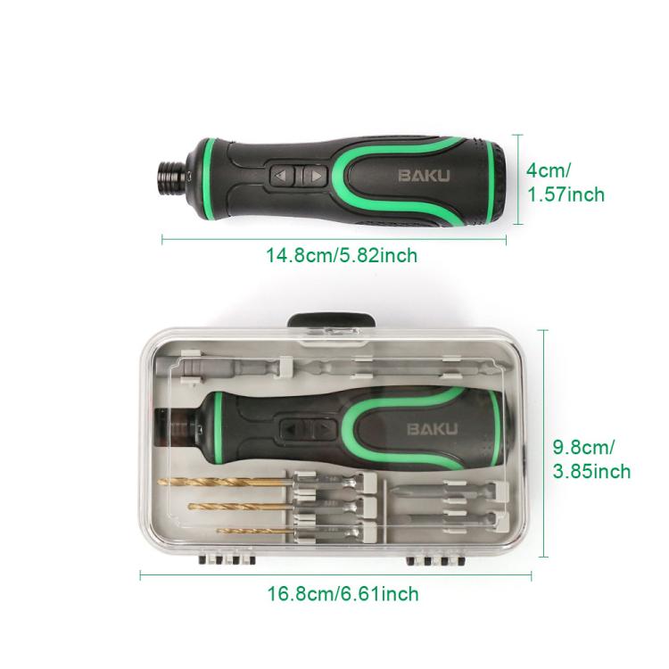 BAKU 41-In-1 Electric Screwdriver Set With USB-C Charging & Dual LED Lights For Home Repair, Electronics - BA-0001