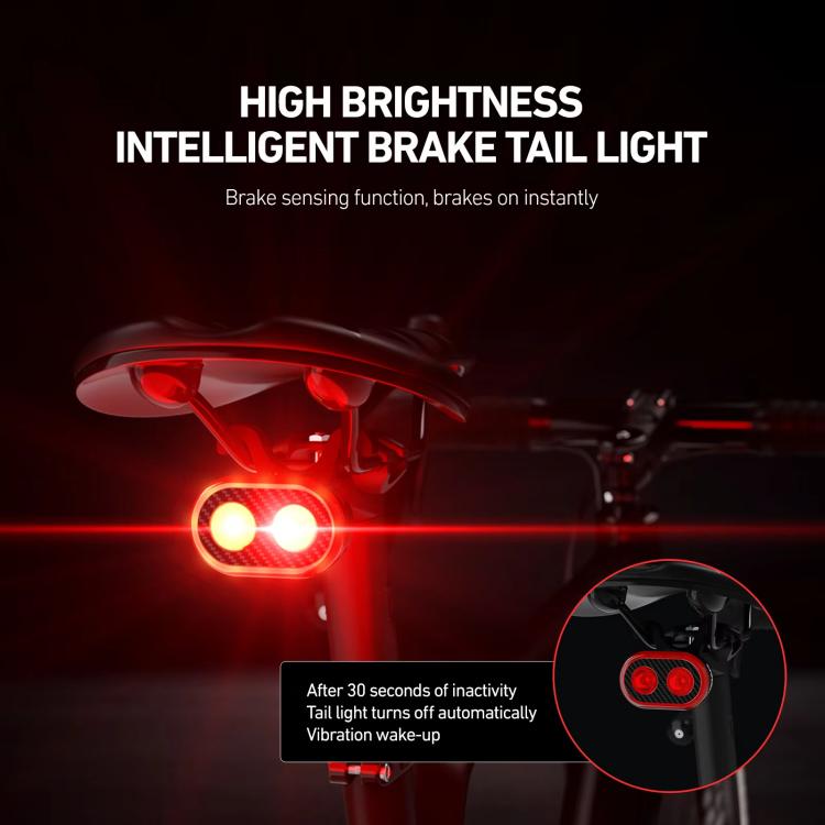 CYCLAMI CY200 Rear Lights Bicycle Light Smart Sensor Road Mountain Bike Light